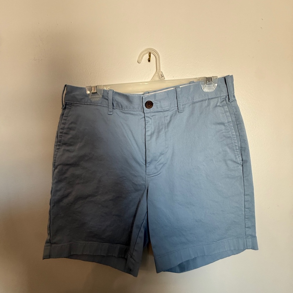 J. Crew Men's Sky Blue Flat Front Shorts